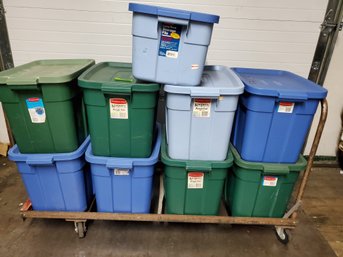 Rubbermaid Rough Totes Roughneck Storage Bins Totes - See Images For Sizes