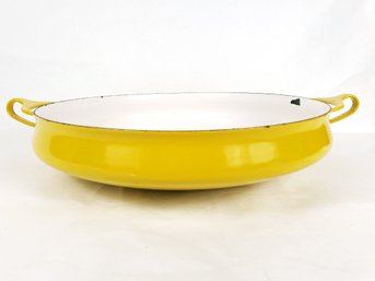 Large Dansk Kobenstyle Yellow Mid Century Pan