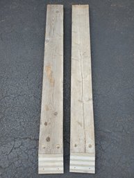 Wooden 2x8 Ramps With Aluminum Brackets