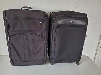 Pair Of Large Suitcases Luggage From Samsonite And American Tourister