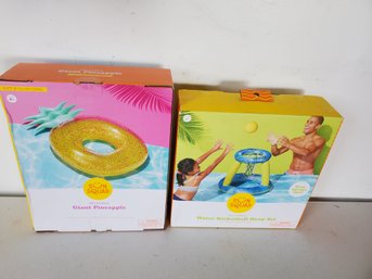 Pair Of Pool Inflatables Accessories