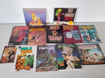 Group Of Graphic Novels Comic Books