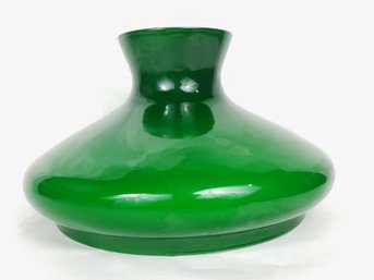 Green Cased Glass Lamp Shade
