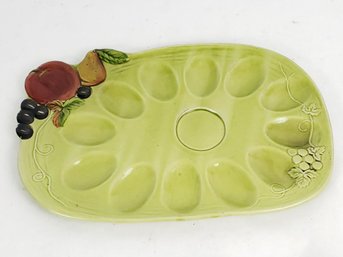 Vintage Lefton Deviled Egg Plate Tray