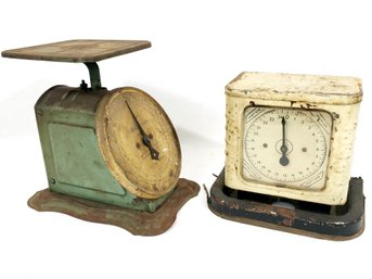 Pair Of Vintage Kitchen Scales
