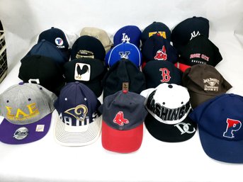 Collection Of 20 Various Baseball Hats