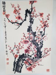 Plum Blossom Chinese Scroll