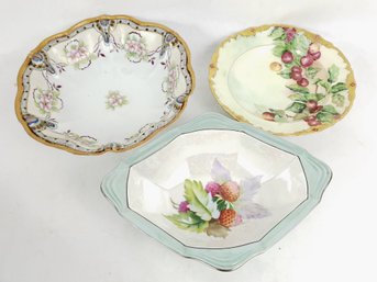 Imperial Nippon, Noritake, Limoges Have Painted Fine China Bowls