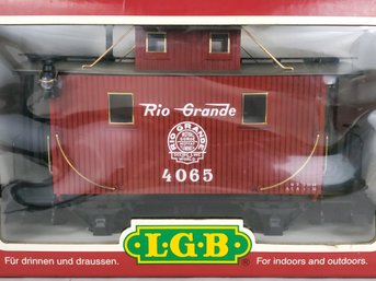 LGB 4065 Rio Grande Caboose G Scale Train Caboose In Box