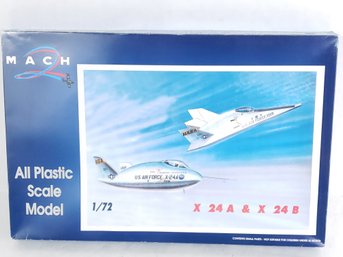Mach 2 Models 1:72   X 24 A & X 24 B New In Box