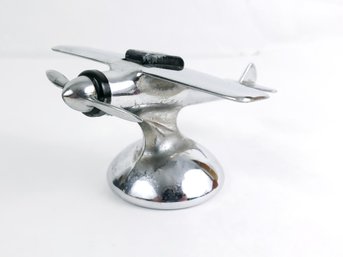 Mid Century Chrome Airplane Table Lighter