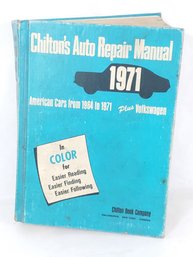 Chilton Auto Repair Manual 1971 American Cars Plus Volkswagen