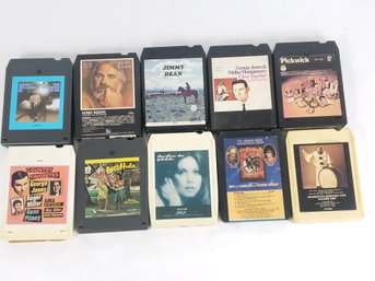 Mixed Lot Of 8 Track Tapes