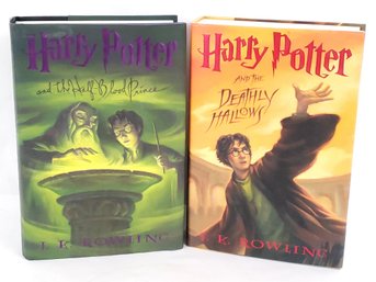 Harry Potter First Edition Half Blood Prince And Deathly Hallows