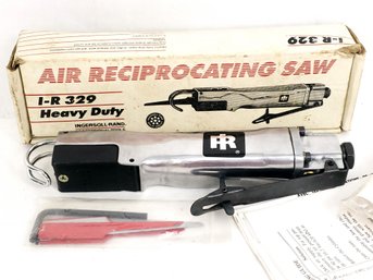 Vintage Ingersoll Rand Reciprocating Saw IR329 Pneumatic Tool In Box