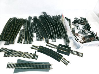 Mixed Lot Of HO Train Track And Layout Pieces, Atlas, Bachmann, Italy