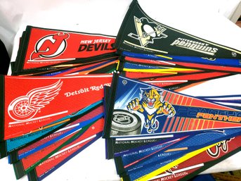 Group Of 26 Wincraft NHL Hockey 30' Pennant Flags