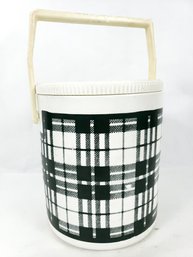 Rare Black And White Hamilton Skotch Mid Century Cooler