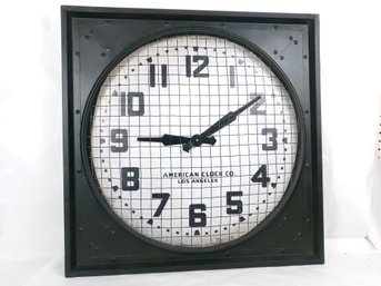 26' Industrial Style Wall Clock By Uttermost For Restoration Hardware