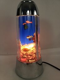 1994 Rabbit Tanaka Swimming Fish Motion Lamp
