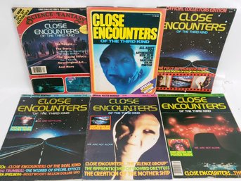 6 Issues Of Sci Fi Magazine Close Encounter Of The Third Kind, Issue 1,2,3