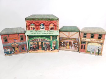 . Group Of Tinsmiths Craft Tins