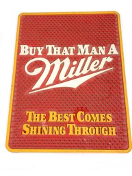 Vintage Miller Beer Bar Mat 15'x11'