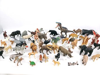 Huge Lot Of Toy Animal Figures, Mostly Safari LTD