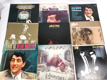 Mixed Lot Of 12 Vinyl Record Albums