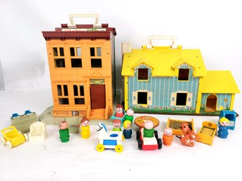 Fisher Price Sesame Street And Family House With Figures