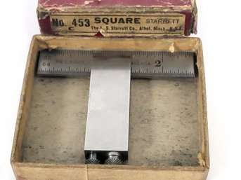 L.S. Starrett 453 Machinist Square