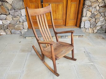 Designer Gary Weeks And Company The Rocking Chair No. 2223 Retails For Up To $4700 - Wood Handmade Furniture