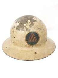 WWII Civil Defense Air Raid Warden Helmet Strap And Liner