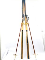 Bonna 1800 Cross Country Skis With Nordic Bamboo Poles