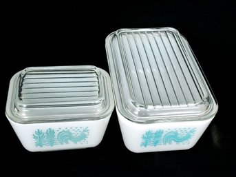 Pyrex Amish Butterprint Refrigerator Dishes