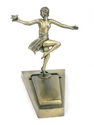 L&LWMC Art Deco Lady Lamp Base