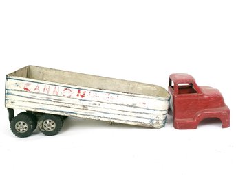 Vintage Dunwell Truck Trailer And Cab