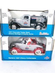 2 Liberty Classics Amoco Diecast Cars New In Box, Santa