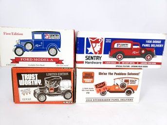 Sentry And Trustworthy Diecast Truck Banks
