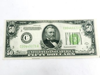 1934 $50 Dollar Bill