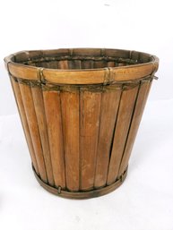 Staved Wood Basket