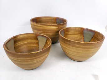 Set Of 3 Sango Splash Nestnig Bowls