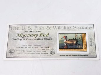 $15 Fish And Wildlife Duck Stamp