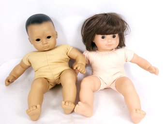 2 American Girl Bitty Baby Dolls