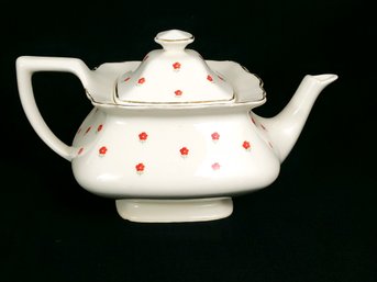 Rare W.S. George Blushing Rose Teapot