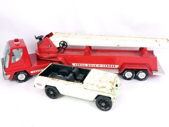 Nylint Fire Truck And Tonka Jeep