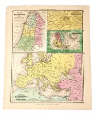 Thomas Cowperthwait Map Of Palestine The Holy Land