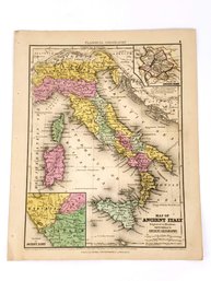 Thomas Cowperthwait Antique Map Of Ancient Italy