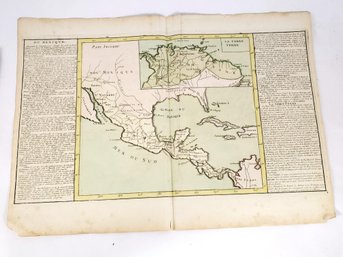 Antique Map Of Mexico