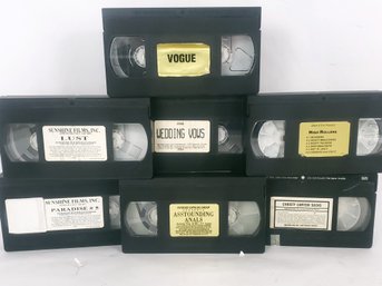 Group Of Adult XXX VHS Movies